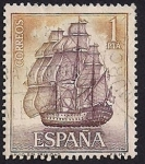 Stamps Spain -  Homenaje a la Marina Española