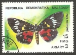 Stamps Madagascar -  Mariposa