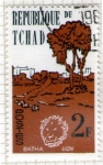 Stamps : Africa : Chad :  14 Batha