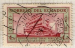 Stamps : America : Ecuador :  5 Edificación de Obras Públicas