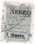 Stamps : America : Ecuador :  Timbre consular