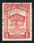 Stamps Ecuador -  EXPOSICION INTERNACIONAL PUERTA DE ORO 1939