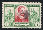 Stamps Ecuador -  MIGUEL DE CERVANTES SAAVEDRA  1547-1947