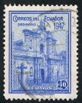 Stamps Ecuador -  FACHADA DEL TEMPLO DE LA COMPAÑIA