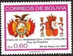 Stamps : America : Bolivia :  VISITA DE SU MAJESTAD DON JUAN CARLOS I REY DE ESPAÑA