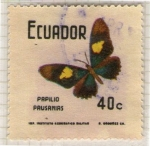Stamps Ecuador -  33 Papilio Prausanias
