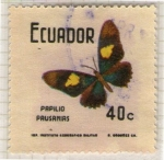 Sellos del Mundo : America : Ecuador : 33 Papilio Prausanias