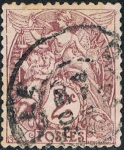 Stamps : Europe : France :  ALEGORÍA DE LA REPÚBLICA TIPO BLANC 1900-24. Y&T Nº 108