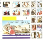 Stamps Honduras -  CARDENAL  OSCAR  ANDRÈS  RODRÌGUEZ