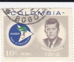 Stamps Colombia -  Alianza para el  Progreso