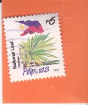 Sellos de Asia - Filipinas -  Bandera Nacional- planta filipina
