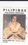 Sellos de Asia - Filipinas -  Una Bulaqueña 1895