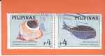 Stamps Philippines -  Peces tropicales