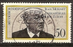 Stamps Germany -  Jean Monnet , ciudadano de honor de Europa.