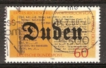 Sellos de Europa - Alemania -  100 años diccionario de ortografía por Konrad Duden.