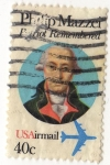 Stamps United States -  Philip Mazzei. Patriot Remembered.