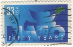 Stamps : America : United_States :  FIFTY YEARS NATO