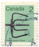 Stamps Canada -  Fishing Spear / Foëne