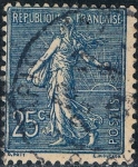 Stamps France -  SEMBRADORA FONDO DE LÍNEAS 1903-24 Y&T Nº 132a