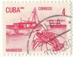 Sellos de America - Cuba -  Exportaciones Cubanas. Mariscos