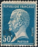 Stamps France -  LUIS PASTEUR 1923-26. Y&T Nº 176