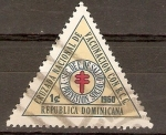 Stamps : America : Dominican_Republic :  VACUNACIÒN  B.C.G.