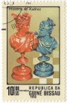 Stamps : Africa : Guinea_Bissau :  Historia do Xadrez
