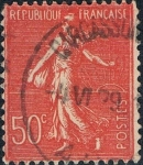 Stamps France -  SEMBRADORA. FONDO DE LÍNEAS 1924-32. Y&T Nº 199