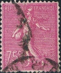 Stamps France -  SEMBRADORA. FONDO DE LÍNEAS 1924-32. Y&T Nº 202