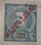 Stamps Portugal -  s.thome e principe correos republica 1914