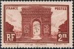 Stamps France -  MONUMENTOS. ARCO DEL TRIUNFO. Y&T Nº 258
