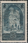 Stamps France -  MONUMENTOS. CATEDRAL DE REIMS. Y&T Nº 259