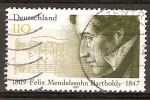 Sellos de Europa - Alemania -  150a Aniv muerte de Félix Mendelssohn-Bartholdy (compositor).
