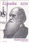 Sellos de Europa - Espa�a -  personaje- Charles Darwin, naturalista      (k)