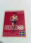 Sellos de America - Paraguay -  Olimpiada Mexico 1968