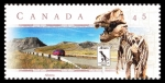 Stamps Canada -  CANADA - Parque provincial de los Dinosaurios 