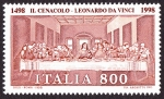 Stamps Italy -  ITALIA - La iglesia y el Convento dominicano de Santa Maria delle Grazie con « La Ultima Cena » de L