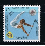 Stamps Spain -  Edifil  2035  IX  Campeonato europeo de gimnasia masculina.  