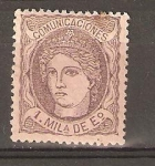 Stamps Spain -  EFIGIE ALEGORICA DE ESPAÑA