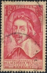 Sellos de Europa - Francia -  3ER CENT. DE LA ACADEMIA FRANCESA. CARDENAL RICHELIEU. Y&T Nº 305