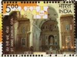 Stamps India -  INDIA -  Iglesias y conventos de Goa