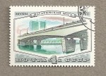 Stamps Russia -  Puente en Moscú