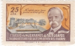 Stamps Spain -  Colegio de Huerfanos de Telégrafos, 50 Aniversario de la Fundación del cuerpo-NO VALIDO PARA TASA PO