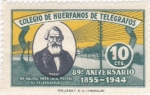 Sellos del Mundo : Europe : Spain : (k)Colegio de Huerfanos de Telégrafos, 89 Aniversario 1855-1944-NO VALIDO PARA TASA PO