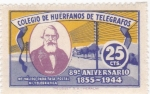 Stamps Europe - Spain -  Colegio de Huerfanos de Telégrafos, 89 Aniversario de la Fundación del cuerpo-NO VALIDO PARA TASA PO