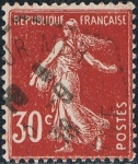 Stamps : Europe : France :  SEMBRADORA FONDO LLENO 1937-39. Y&T Nº 360