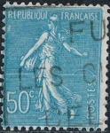 Stamps : Europe : France :  SEMBRADORA FONDO DE LÍNEAS 1937-39 Y&T Nº 362