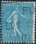 Stamps France -  SEMBRADORA FONDO DE LÍNEAS 1937-39 Y&T Nº 362