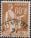 Stamps : Europe : France :  TIPO PAZ 1937-39 Y&T Nº 364