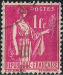 Sellos del Mundo : Europa : Francia : TIPO PAZ 1937-39 Y&T Nº 369